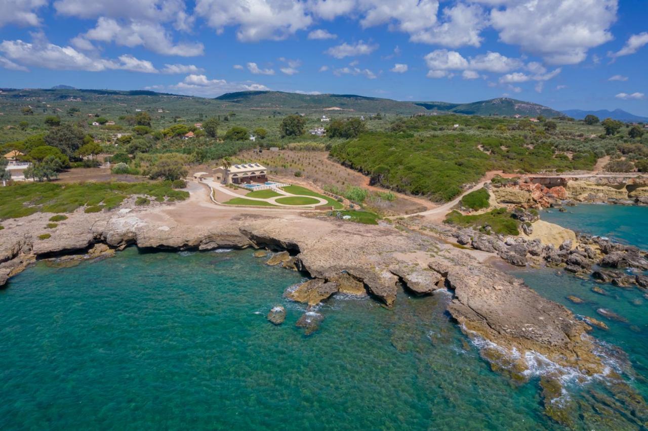 La Perla Di Barla Seafront Apartment Kanalos Bagian luar foto